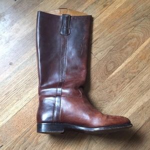 Knee high leather boots